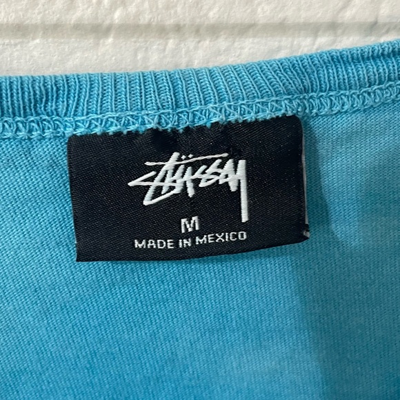 Stussy World Tour Tye-dye Tank Top Size Medium Excellent - Picture 2 of 3